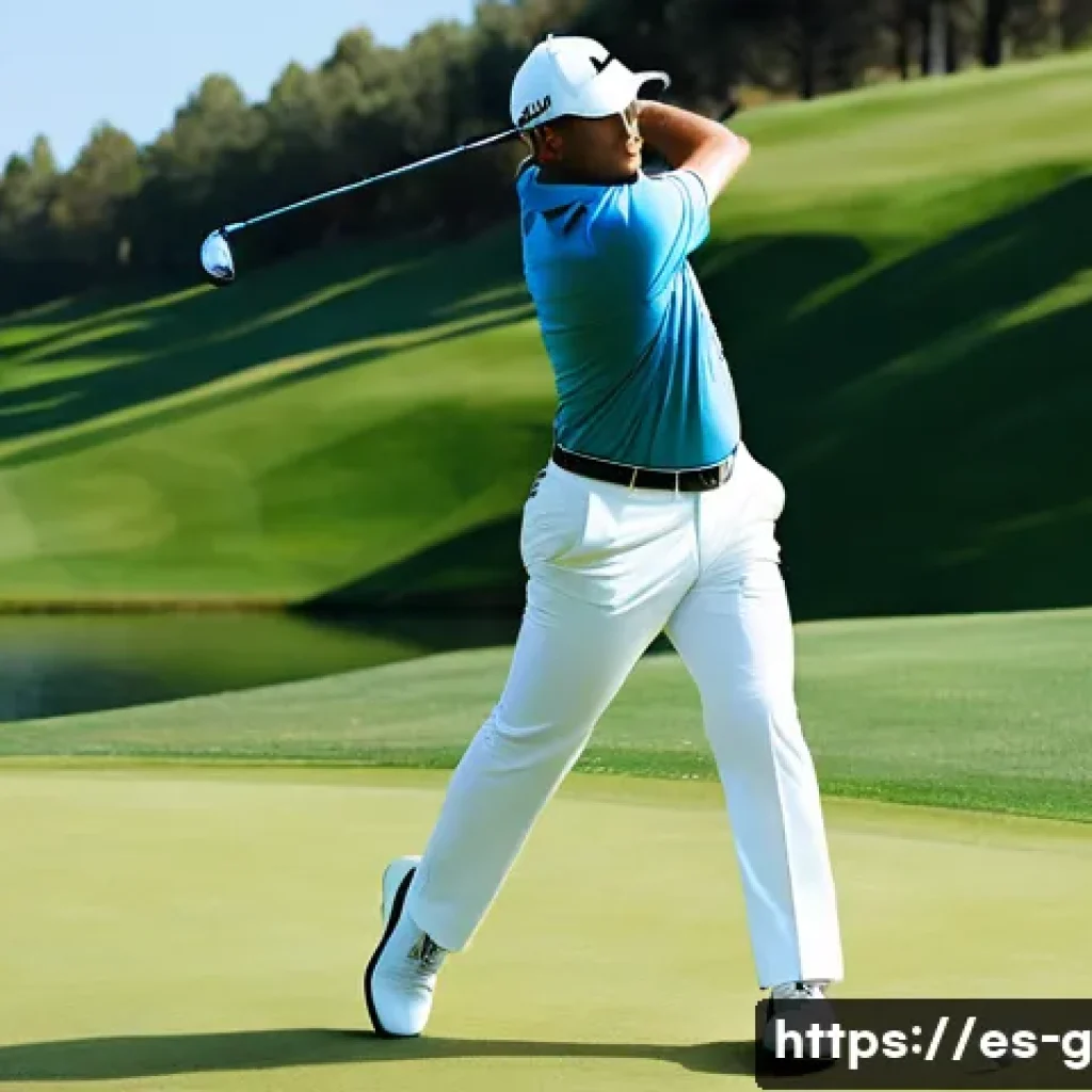 골프 프로의 자격 갱신 요건 - **Prompt 1: "The Modern Professional's Dedication"**
    "A male professional golfer, mid-swing with...